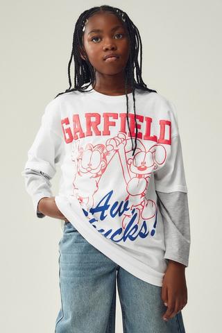 Garfield Layered Long Sleeve T-Shirt