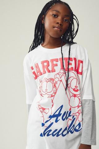 Garfield Layered Long Sleeve T-Shirt