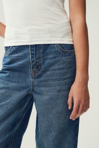 Rigid Wide Leg Denim