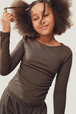 Long Sleeve Fitted T-Shirt