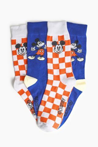Mickey Mouse 2 Pack Socks