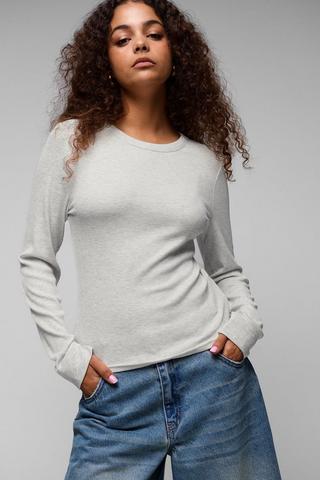 Ribbed Fitted Top
