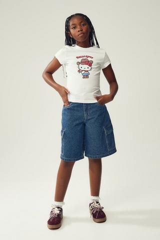 Cargo Denim Jorts