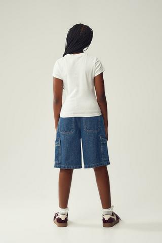 Cargo Denim Jorts