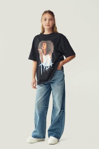 Rigid Wide leg Denim