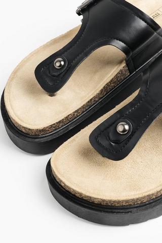 Platform Thong Slides