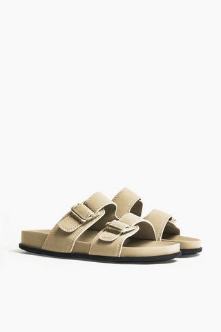 Double Buckle Sandal
