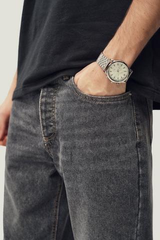 Rigid Straight Denim