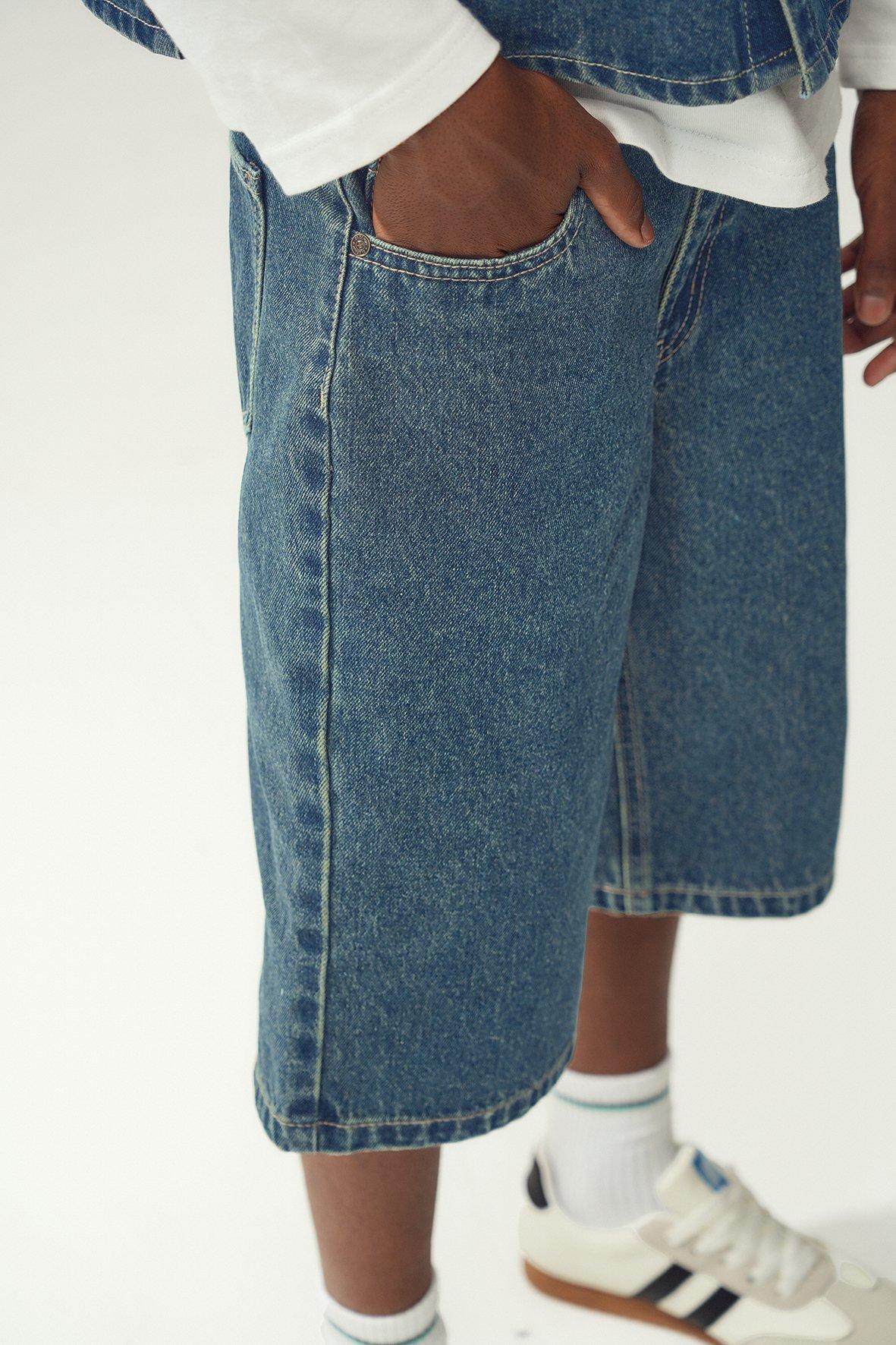 Relaxed Denim Shorts
