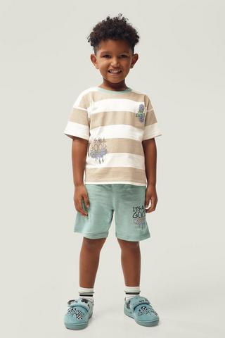 Relaxed T-Shirt And Shorts Set