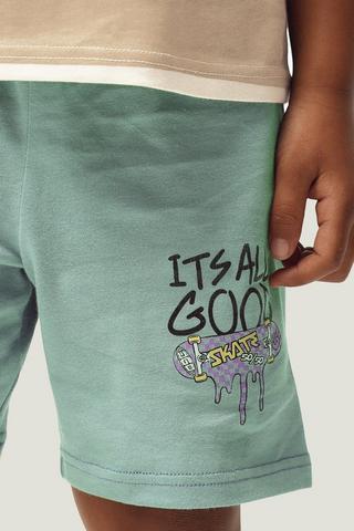 Relaxed T-Shirt And Shorts Set
