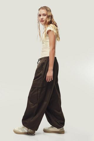 Baggy Cargo Barrel Pants
