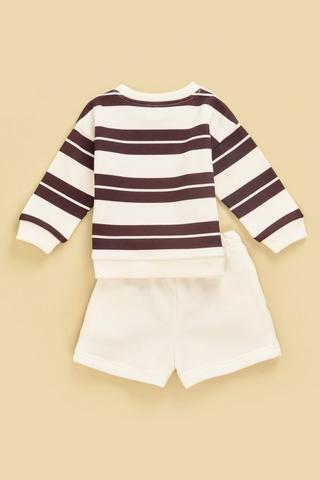 Tom And Jerry Sweat Top And Shorts Set