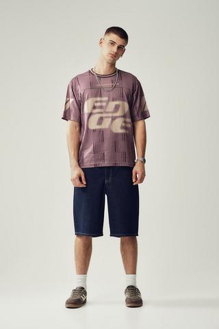 Baggy Denim Bermuda Shorts