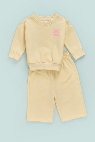 Sweat Top And Sweat Pants Set