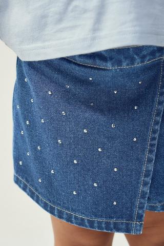 Denim Skort