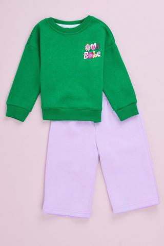 Sweat Top And Joggers Set