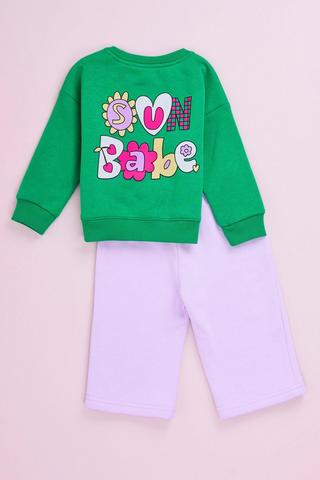 Sweat Top And Joggers Set