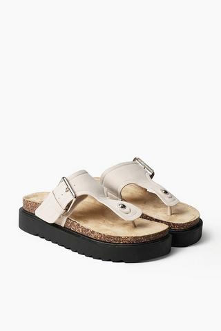 Platform Thong Slides