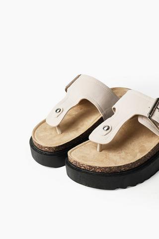 Platform Thong Slides