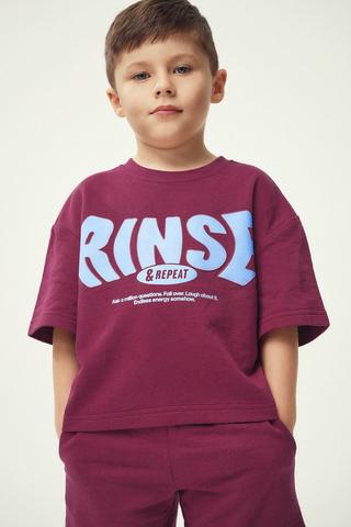 Boxy T-Shirt And Shorts Set