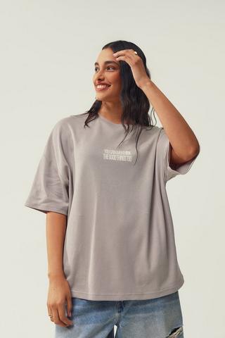 Interlock Oversized Boxy T-Shirt