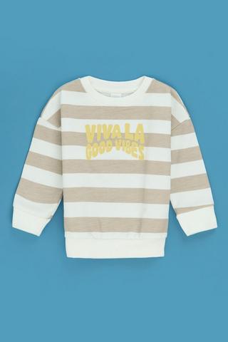 Stripe Sweat Top