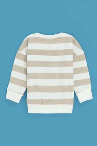 Stripe Sweat Top