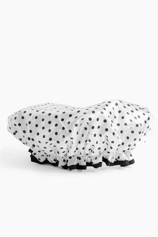 Polka Dot Shower Cap