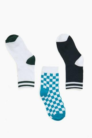 3 Pack Anklet Socks