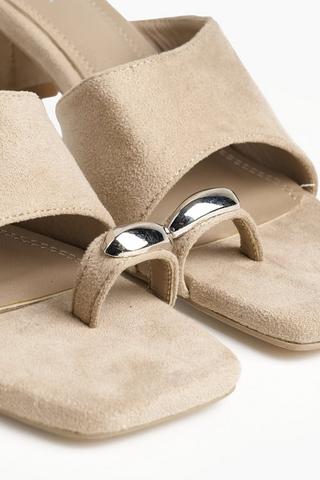 Suede Block Heel