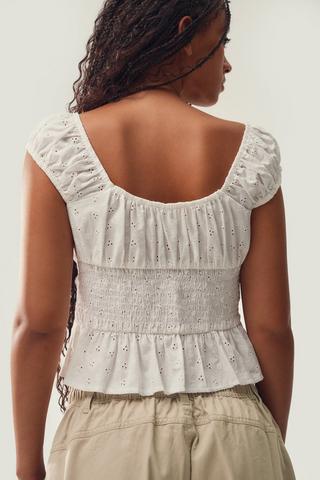 Lace Bustier Top