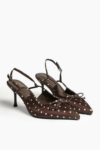 Polka Dot Court Heel