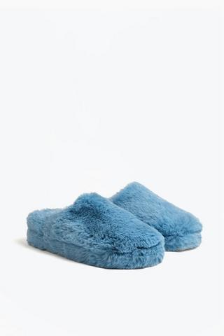 Platform Fluffy Slipper