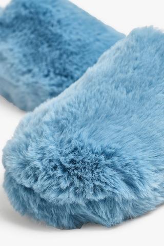Platform Fluffy Slipper