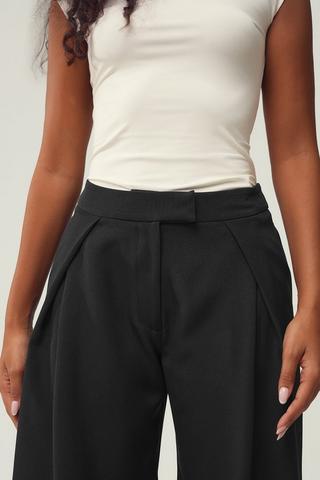 Tailored Wide Leg Pants