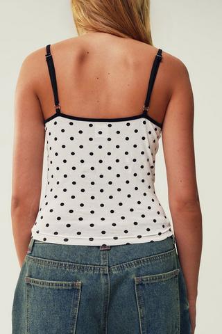 Polka Dot Cami Top