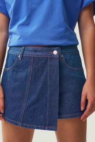 Denim Skort