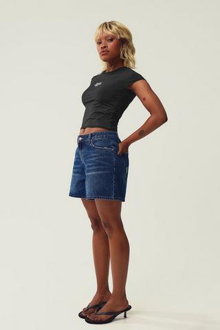 Relaxed Denim Shorts