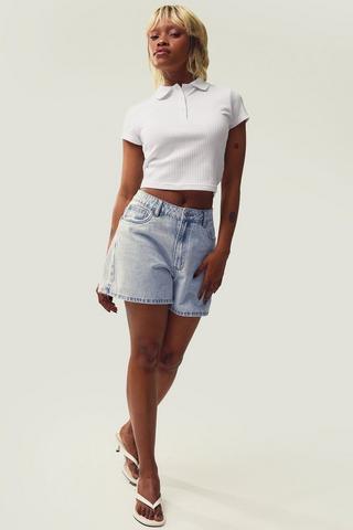 Relaxed Denim Shorts