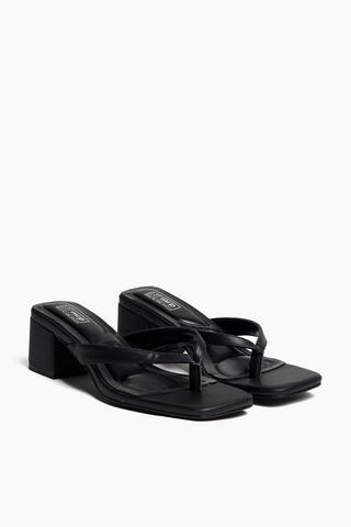 Thong Block Heel