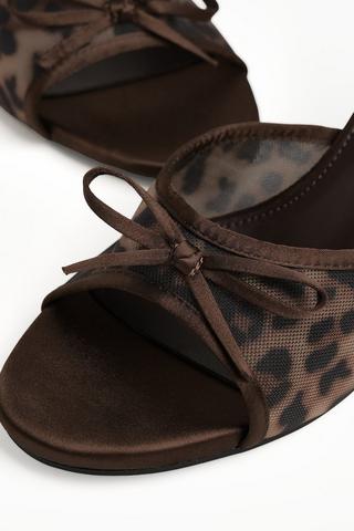Leopard Kitten Heel