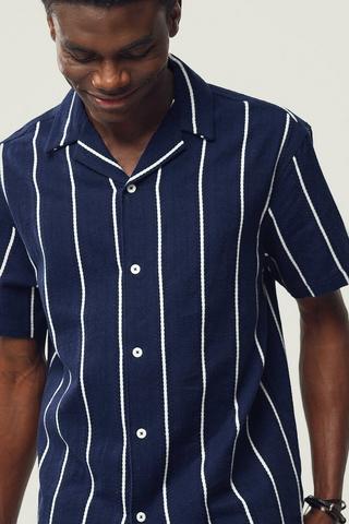 Textured Stripe Shirt