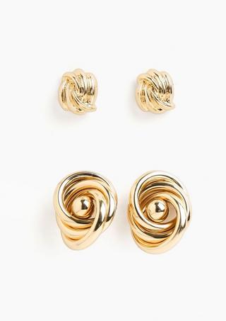 2 Pack Stud Earrings