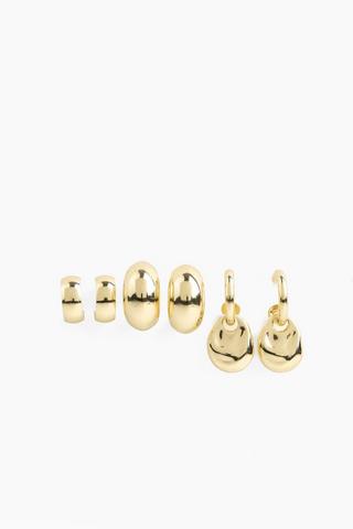3 Pack Hoop Earrings