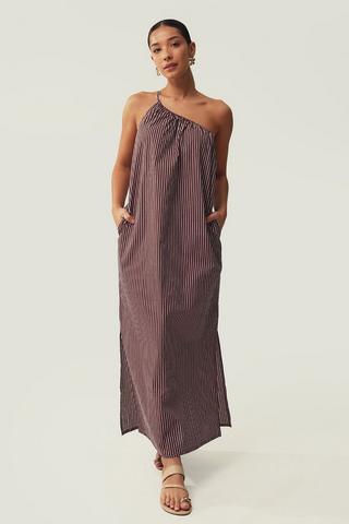One Shoulder Trapeze Dress