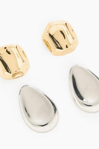 2 Pack Stud Earrings