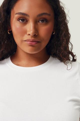 Ribbed Fitted T-shirt
