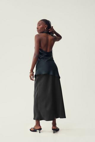 Satin Slip Skirt