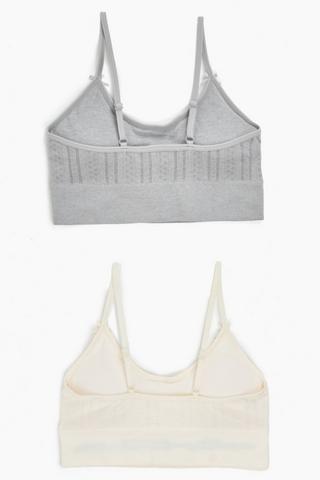 2 Pack Crop Bras
